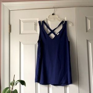 NWT Royal blue strappy back top, UK size 10 (US 6)